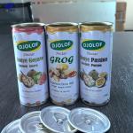 Tinplate Beverage Tin Can Packed For Different Volume Of Juice