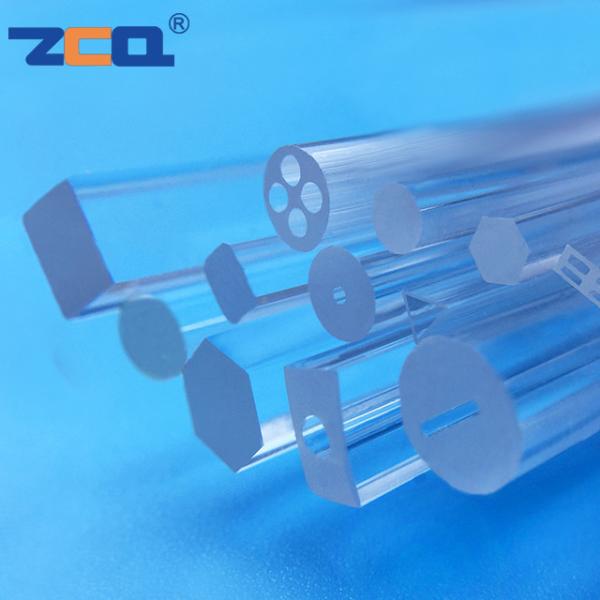 Buy cheap All Shapes Fused Quartz Rod JGS3 260-3500nm Infrared Quartz Tube from wholesalers