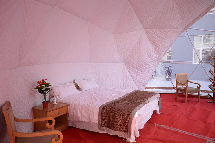 Luxury Inflatable Dome Tent Decoration Transparent Warm Glass Dome Tent