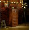 Buy cheap Tan Brown Vintage Storage Trunks , Decorative Trunk Chest Top Grain Genuine Leather from wholesalers
