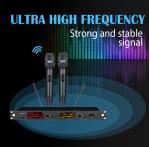 90M Operating Range UHF Karaoke Microphone 10W For Android TV Box