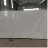 Buy cheap Fish Belly White Artificial Quartz Stone With Flat / Eased Edge from wholesalers
