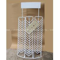 Buy cheap Length 1055mm Widh 585mm Waterfall Tile Sample Display Rack White With Ad For 36 product