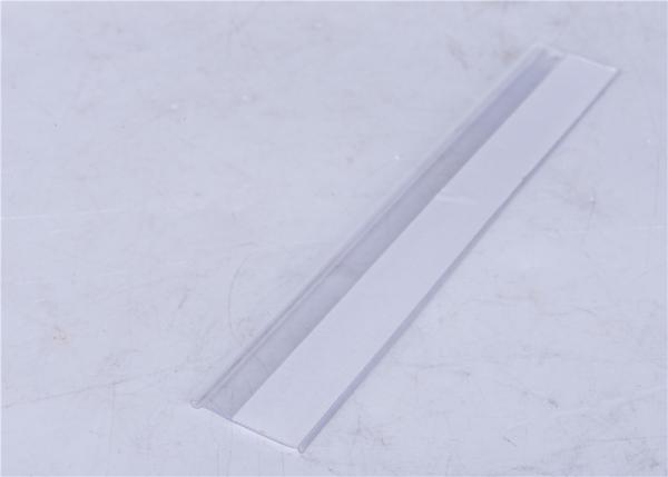 Buy cheap Customized Transparent Plastic Profiles , Polyvinyl Chloride Price Tag Holder from wholesalers