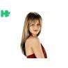 Buy cheap Fashion Long Side Bang Long Synthetic Wigs Highlight Color Wigs For Women from wholesalers