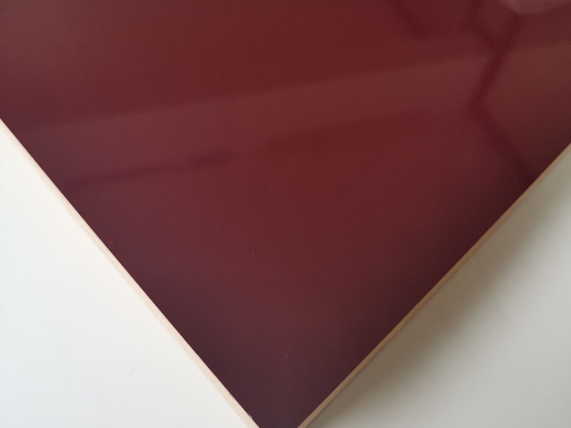 18mm high gloss kitchen cabinet mdf boards/acrylic mdf boards with red colors