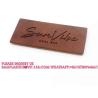 Buy cheap Wholesale Custom Leather Badge Factory Embossed Pu Leather Label Clothing Genuine Leather Patch With Logo from wholesalers