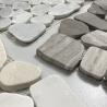 Buy cheap 305x305mm Natural Pebble Stone Mosaic Tile For Bathroom Wall And Floor from wholesalers