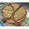 Buy cheap Khaki Polyester 600D Leaf Folding Trash Can 38X45CM Cool Camping Accessories from wholesalers