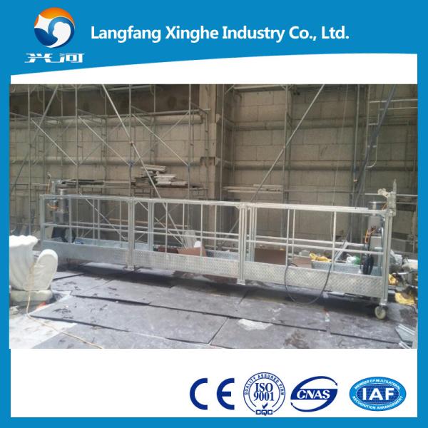 Buy cheap Electric suspended scaffolding , zlp630 / zlp800 suspended access platform , Lifting rope cradle system , gondola from wholesalers