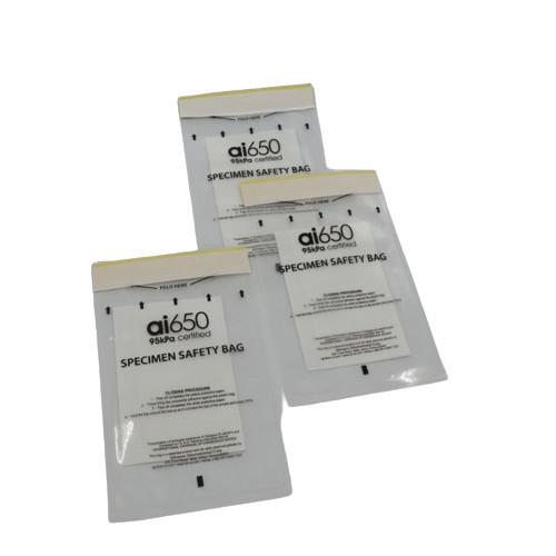 Buy cheap Transparent 95kPa Biohazard Bag With Packaging Carton And 95kPa Pressure Resistance from wholesalers