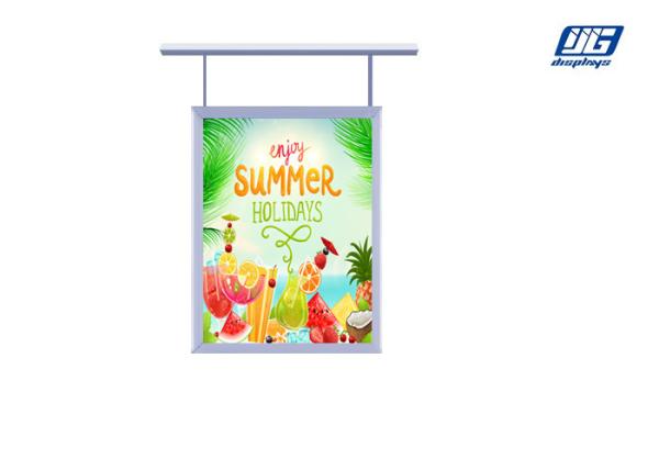 Buy cheap Four Sided Clip Box A1 Photo Frame Dual Sides Display Wall Mounting from wholesalers