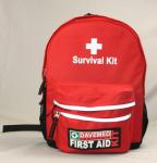 factory price outdoor first aid backpack,emergency survival bag