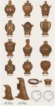 Hot selling delicate aluminum curtain rod pipe resin finials for home decoration