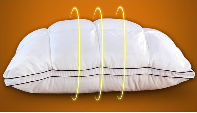 Three-Dimensional Silk Cotton Pillow Core for Hotel High Resilience Neck Protection
