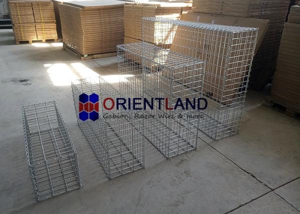 Buy cheap Welded Wire Basket Retaining Wall Cages 4.0mm Galvanized Gabion Box from wholesalers