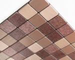 Light Purple Beige Solid Face Metallic Mosaic Tiles Self Adhesive