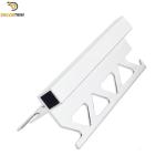 Chrome Silver Aluminium Tile Trim Box Shape For Wall Corner SGS Certified