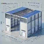 High Load Bearing Steel Structure Warehouse Graphic Design Prepainted Steel