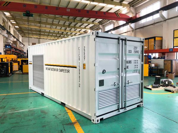 Buy cheap DN65 Air Nozzle Medium Pressure 400V Rotary Screw Air Compressor from wholesalers