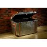 Buy cheap Antique Retro Decorative Storage Chest , Large Decorative Leather Trunks Copper Lock from wholesalers