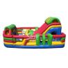 Buy cheap Outdoor Commercial Giant Adrenaline Zone Inflatable Slide With Obstacles Inside For Kids N Children from wholesalers