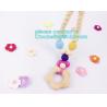 Buy cheap baby name pacifier holder, wood bead pacifier clip , baby shower gift, dummy holder , amigurumi hare from wholesalers