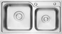 Buy cheap Double Bowl Stainless Steel Kitchen Sink With Drainage ARROW AF5506 from wholesalers