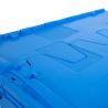 Buy cheap Customized Logo 600x400x315mm Plastic Moving Crate Tote Box for Transport and Storage from wholesalers