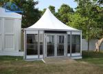 Glass Wall Pagoda Party Tent On Sale For Outdoor Commercial Trade Show Event Or