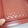 Buy cheap Square Hole Cabinet Door Inserts Metal Wire Mesh ODM from wholesalers