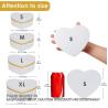 Buy cheap White Gift Boxes With Lids For Present Heart Shaped Flower Boxes For Arrangements Set Of 4 Floral Boxes Packaging from wholesalers