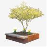 Buy cheap 1.5m 2.5m Outdoor Planter Bench from wholesalers