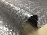 Dress Tpu Bonded Leather Fabric Transparent Fashion With Paillette Fabric