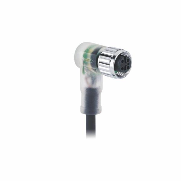 Buy cheap LED M12 Right Angle Connector 3 Pin Female M12 90 Degree Connector PNP Free End from wholesalers