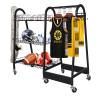 Buy cheap 15kg / Layer Sports Equipment Storage Rack Rugby Ball Shelf With Wheels from wholesalers