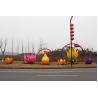Buy cheap Traditional Festival Red Fabric Chinese Lanterns Outdoor Waterproof / Sunproof from wholesalers