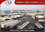 Tri-Axles Fuel Tanker Semi Trailers 6 Compartments Crude Oil Tanker Trailers