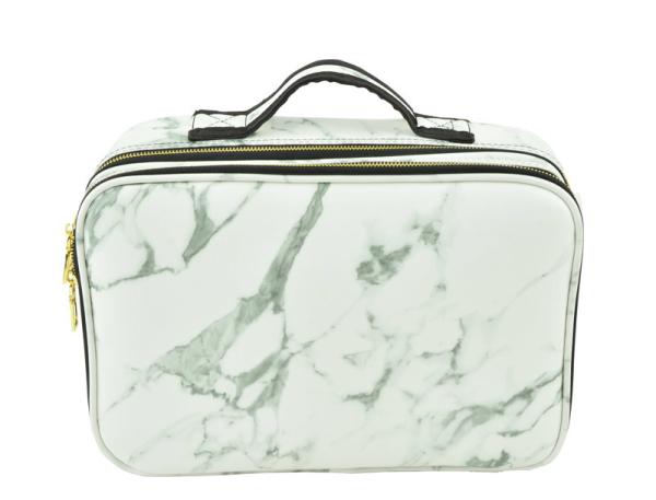 Buy cheap Large Marble Print Beauty Bags Cosmetic Cases With Size L400*W290*H140mm Makeup Tool Bag from wholesalers