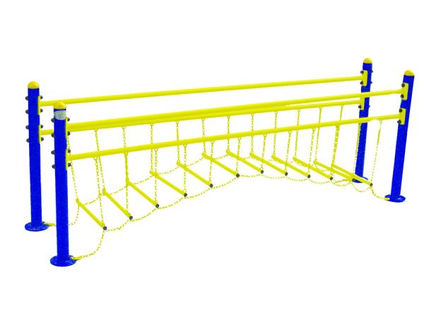 Buy cheap outdoor playground galvanized steel hanging bridge-ET-RO1 from wholesalers