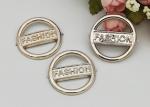 Buy cheap Round Fashion Resistant Ladies Shoe Buckles Replacement Customized Logo from wholesalers