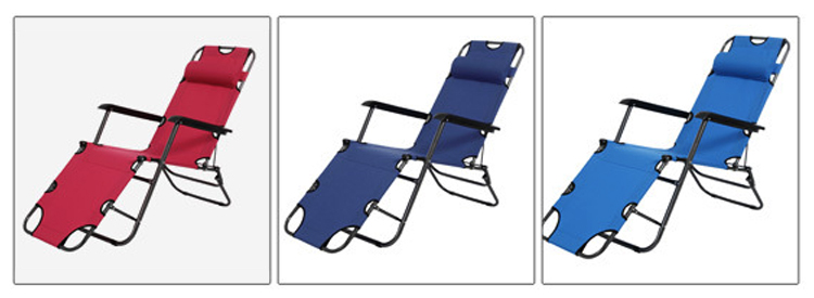 Outdoor Sun Lounger Beach Chair Portable and Foldable for Patio Garden Camping Pool