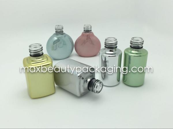 Buy cheap uv metallic color gel polish bottle high quality thick and strong powder coating gel bottle nail polish packaging from wholesalers