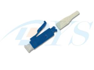 Wholesale Blue / White Plastic Optical Fiber Connectors , Singlemode Simplex LC / SM Connector from china suppliers