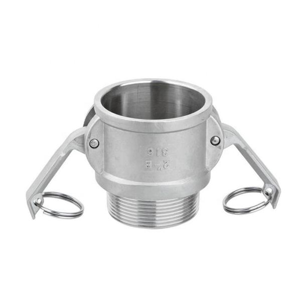 Customized SS304 316L Type B Camlock Quick Connectors for Water Gas Oil NPT BSP