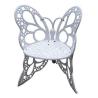 Buy cheap Single Butterfly Wrought Iron Chairs And Circle Table OEM Weather Resistant from wholesalers