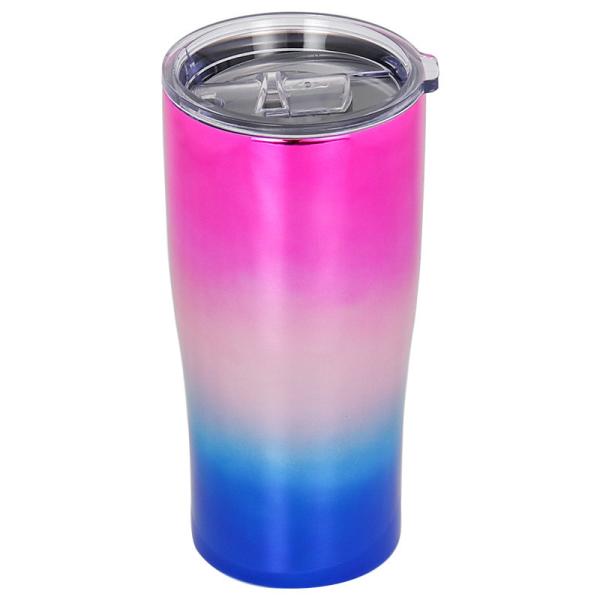 Buy cheap 30oz Double Wall Tumbler With Flip Top Lid Straw And Cleaning Brush from wholesalers