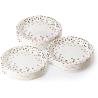 Buy cheap Carnival Dinnerware White And Rose Gold Compostable Paper Plates from wholesalers