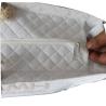 Buy cheap Bridal White Quilted NonWoven Fabric Small Square Veins Burning Letter Logo Cotton Rope from wholesalers
