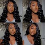 Luxurious Human Hair Extension with 130% Density Loose Wave Curly Wigs
